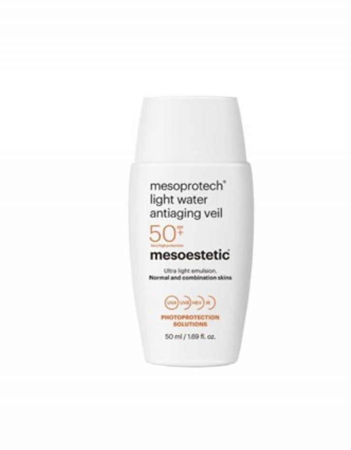 Mesoestetic mesoprotech light water antiaging veil 50+ spf 50+ - Pro Esthetic Solutions