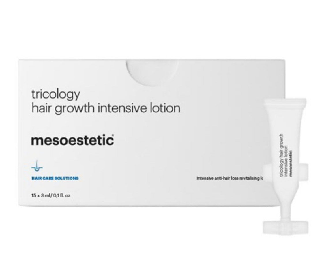 Mesoestetic tricology hair growth intensive lotion 15x3ml - Pro Esthetic Solutions